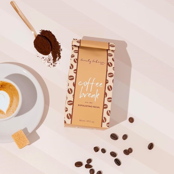 Beauty Bakerie Coffee Break AHA + BHA Exfoliating Facial Skin Care Product NIB - Picture 2 of 14